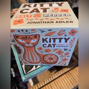 NEVER USED❤️ JONATHAN ADLER KITTY CAT SALT & PEPPER